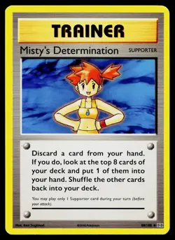 Misty's Determination 80/108 Uncommon Evolutions Pokemon LP - Image 1