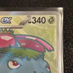 Pokemon TCG Venusaur EX Full Art Rare Card 182/165 Scarlet & Violet 151 - Image 4
