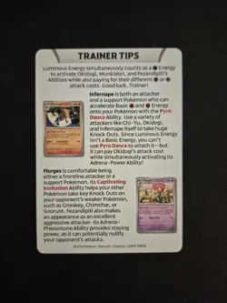 Pokemon TCG Twilight Masquerade Game Tip Pre release Kit Card Teal Mask Ogerpon - Image 2