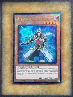 Yugioh Aleister the Invoker RA04-EN024 Prismatic Ultimate Rare Alt Art 1st Ed NM - Image 1