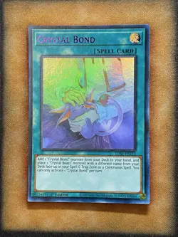 Yugioh Crystal Bond LDS1-EN112 Ultra Rare 1st Ed PURPLE NM - Image 1