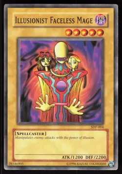 Illusionist Faceless Mage SDP-004 Starter Deck: Pegasus Yu-Gi-Oh LP - Image 1