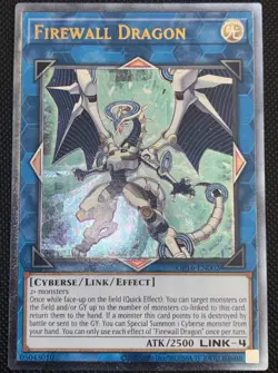 ⚡ Yugioh! Firewall Dragon (UTR) OP16-EN002 OTS Pack 16 Ultimate Rare English NM - Image 1