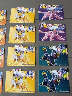 12x Pokemon Prismatic Evolutions Suprise Box Eeveelution Card Dividers Umbreon - Image 3