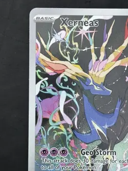 Pokemon TCG Card Xerneas 091/086 Chaos Rising Illustration Rare - NM - Image 2