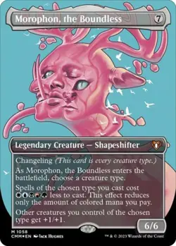 Morophon, the Boundless (Textured Foil) -Foil Near Mint MTG Commander Masters - Image 1