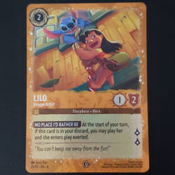 Disney Lorcana - Lilo - Escape Artist 25/P2 Gift Box Promo Card Holo NM - Image 2