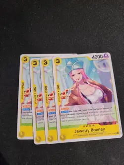 4x Jewelry Bonney OP10-107 English UC Royal Blood One Piece Card Game - Image 1