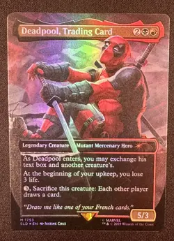 Deadpool, Trading Card (1753) (Rainbow Foil) Secret Lair Drop Foil MTG NM - Image 1