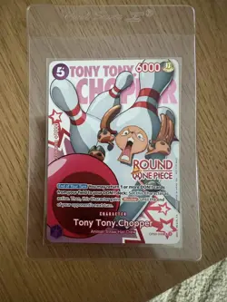 One Piece x Round 1 ENGLISH Promo Card - Tony Tony Chopper OP09-068 - Image 1