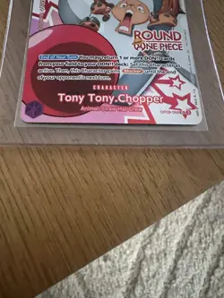 One Piece x Round 1 ENGLISH Promo Card - Tony Tony Chopper OP09-068 - Image 2