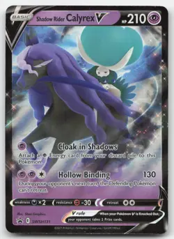 Shadow Rider Calyrex V - Holo SWSH: Sword & Shield Promo Cards SWSH131 NM - Image 1