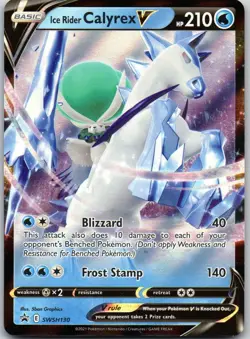 Ice Rider Calyrex V - Holo Promo SWSH: Sword & Shield Promo Cards SWSH130 NM - Image 1