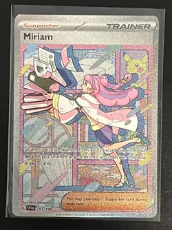 Miriam 251/198 Pokemon Scarlet and Violet Full Art Card NM - Image 1