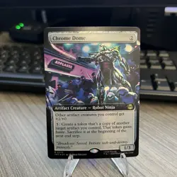 Magic The Gathering Chrome Dome (Extended Art) Teenage Mutant Ninja Turtles Foil - Image 1