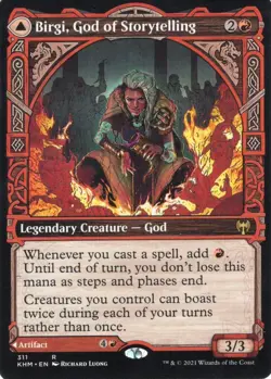 Birgi, God of Storytelling (Showcase) Kaldheim Regular - Image 1