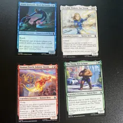 MTG marvel super heroes Fantastic Four Lot - Image 1