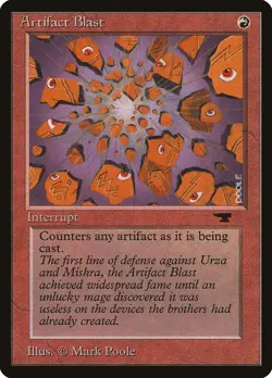MTG - Artifact Blast - Antiquities - X1 - (NM) - - Image 1