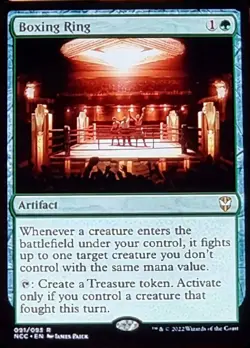 MTG - Boxing Ring - Commander: Streets of New Capenna - NM, English Magic FLAT R - Image 1