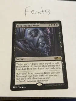 Magic the Gathering Peer Into the Abyss The List Rare NM Ships Same Day - Image 1