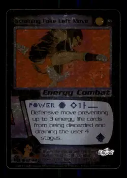 36 Straining Fake Left Move Dragonball Z Foil Energy Combat Trading Card TCG CCG - Image 1