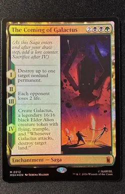 The Coming of Galactus Marvel Super Heroes Foil - Image 1