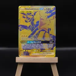 Pikachu & Zekrom GX - SM248 - Pokemon Sun & Moon Promo Ultra Rare Card LP-(MP) - Image 1