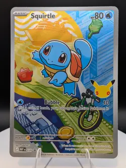 Pokemon TCG: First Partner: Mega MEP 039: Squirtle Black Star Promo (NM) - Image 1