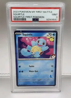 2023 Pokemon Squirtle (Blue Border) My First Battle Squirtle Deck RARE - LOW POP - Image 3
