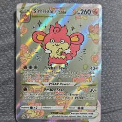 Simisear VSTAR GG37/GG70 Crown Zenith Galarian Gallery Full Art Holo EN - Image 1