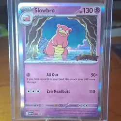 Pokemon TCG. Slowbro 083 Mega Evolution: Pitch Black Stamp ENG. - Image 1