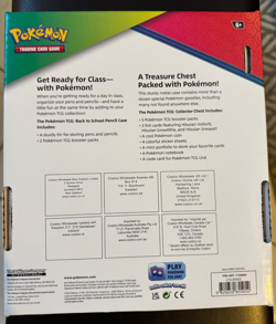 Pokemon Pencil Case/Treasure Chest 2 Tin Set - 7 packs new sealed - Image 2