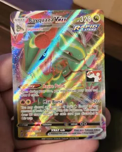 2021 Pokemon Prize Pack Series One Rayquaza VMAX 111/203 - Image 1