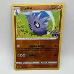 Pokemon TCG Pupitar Reverse Holo 38/78 Pokemon Go NM / LP - Image 1