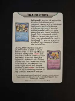 Pokemon TCG Paradox Rift Game Tip Pre release Kit Card Iron Hands - Image 2
