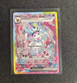 Sylveon ex 156/131 SV Prismatic Evolutions Full Art Tera Holo Ultra Rare - Image 1