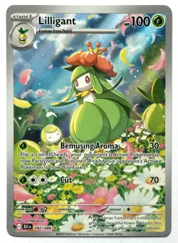 Lilligant 092/086 - Pokemon TCG - Black Bolt Illustration Rare Holo - Image 1