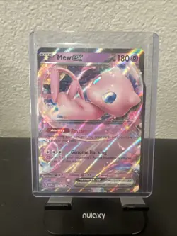 Pokemon TCG Mew EX 151/165 Scarlet & Violet Holo Double Rare - Image 1