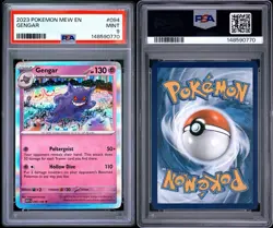 2023 Pokemon SV 151 Mew en Gengar #094/165 PSA 9 - Image 3
