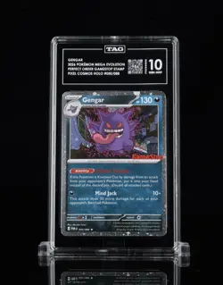 Gengar 050/088 Gamestop Stamped Promo- Pokemon - Graded TAG 10 - Nearly Pristine - Image 1