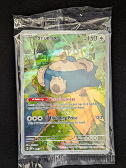 The Pokemon Company Pokemon TCG Snorlax 051 SV Promo Holo English HP 150 Sealed - Image 1