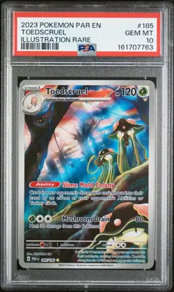 Toedscruel 185/182 Paradox Rift Illustration Rare Holo PSA 10 - Image 1