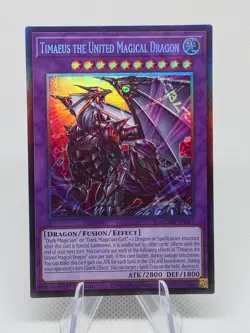 Timaeus the United Magical Dragon MZMU-EN012 Ultra Rare Yu-Gi-Oh! 1st Ed NM TCG - Image 1