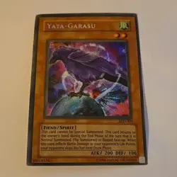 Yugioh CURVED Yata-Garasu LOD-000 Secret Rare - Image 1