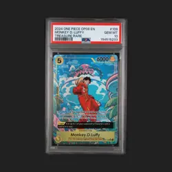 2024 ONE PIECE OP08-TWO LEGENDS TREASURE RARE #109 MONKEY D. LUFFY PSA 10 - Image 1
