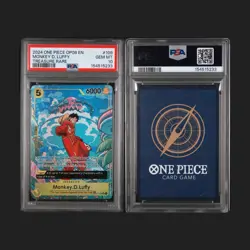 2024 ONE PIECE OP08-TWO LEGENDS TREASURE RARE #109 MONKEY D. LUFFY PSA 10 - Image 3