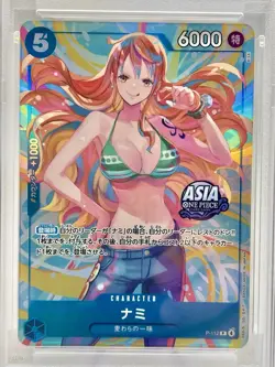 2025 ONE PIECE JAPANESE MINI-TIN PACK SET VOL.2 BISAI #112 NAMI PSA 10 - Image 2
