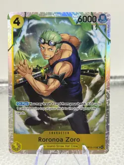 Roronoa Zoro OP15-113 Super Rare Adventure on Kami's Island One Piece Foil NM - Image 1