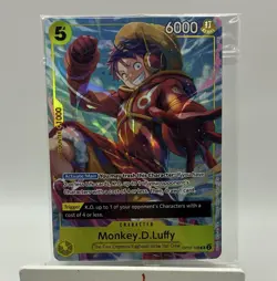 One Piece CCG Monkey.D.Luffy Illustration Box Vol.3 OP07-109 SR Foil EN - Image 1