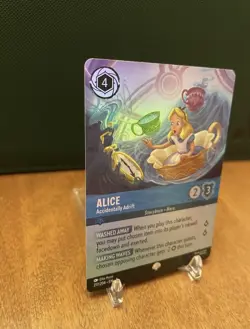 Disney Lorcana Alice - Accidentally Adrift 217/204 Epic Fabled - Image 3
